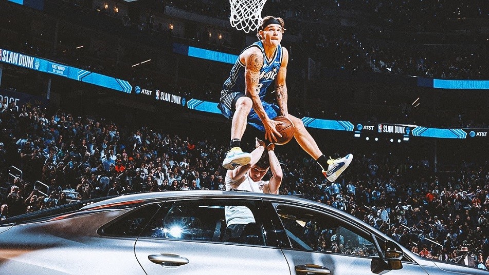 McClung makes history with 3rd Slam Dunk title; Herro wins 3-Point Contest