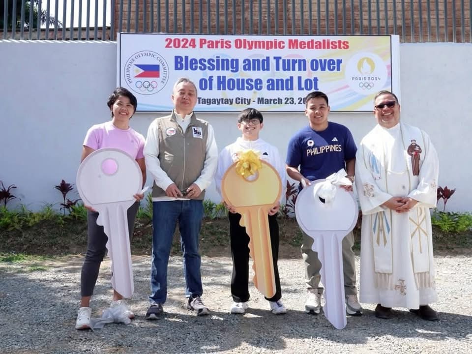 POC awards house and lot to Yulo, Petecio, and Villegas for olympic success